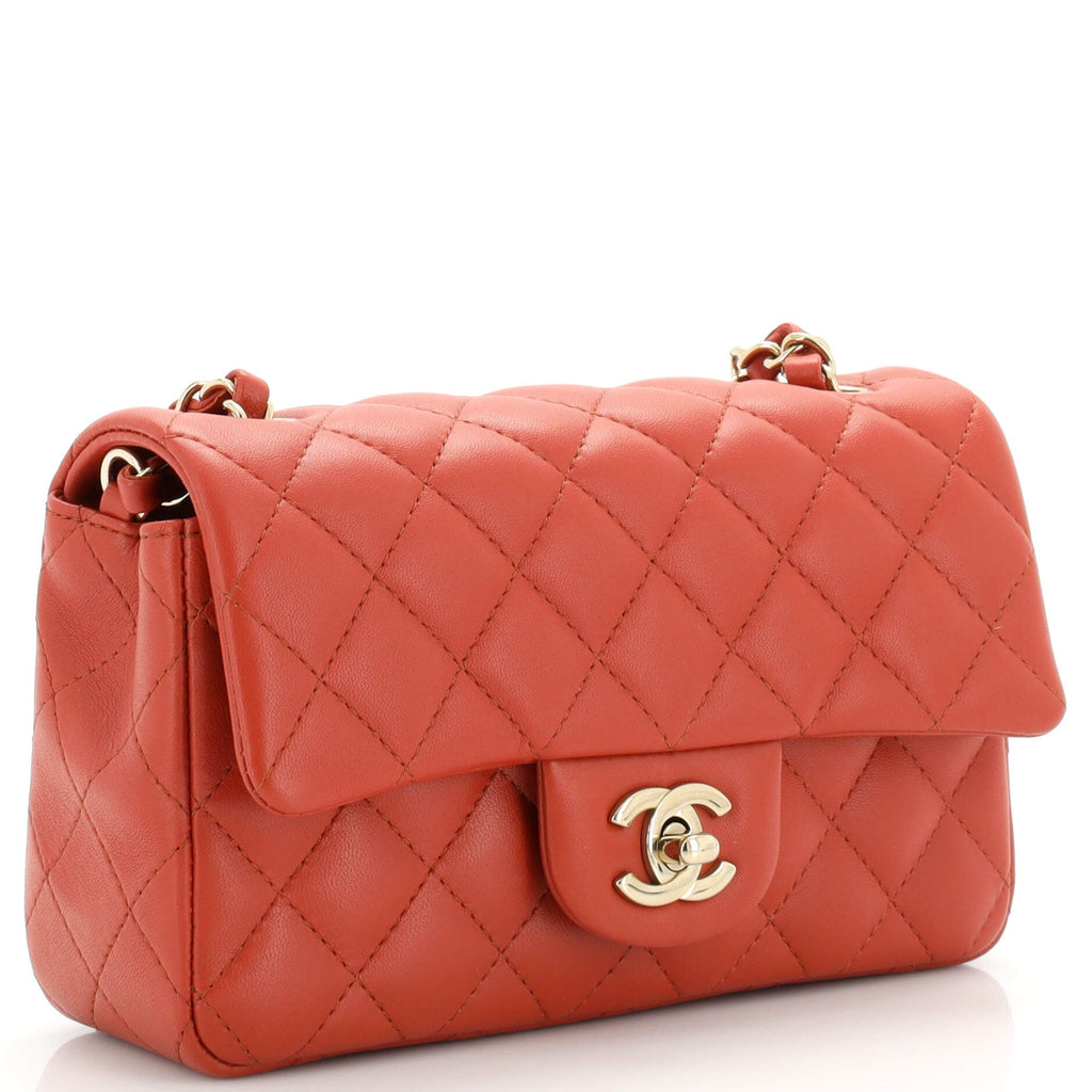 Classic Single Flap Bag Quilted Lambskin Mini