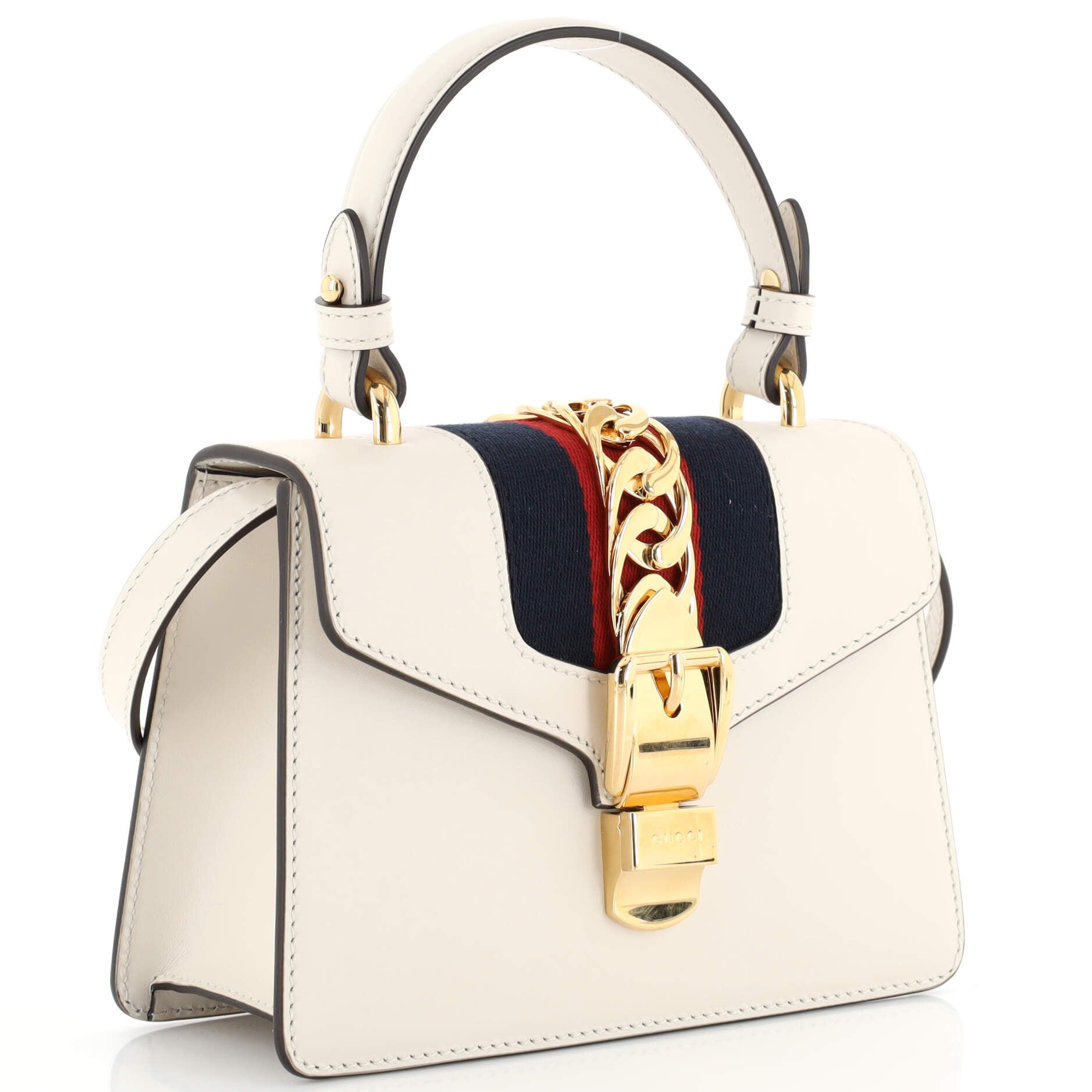 Sylvie Top Handle Bag Leather Mini