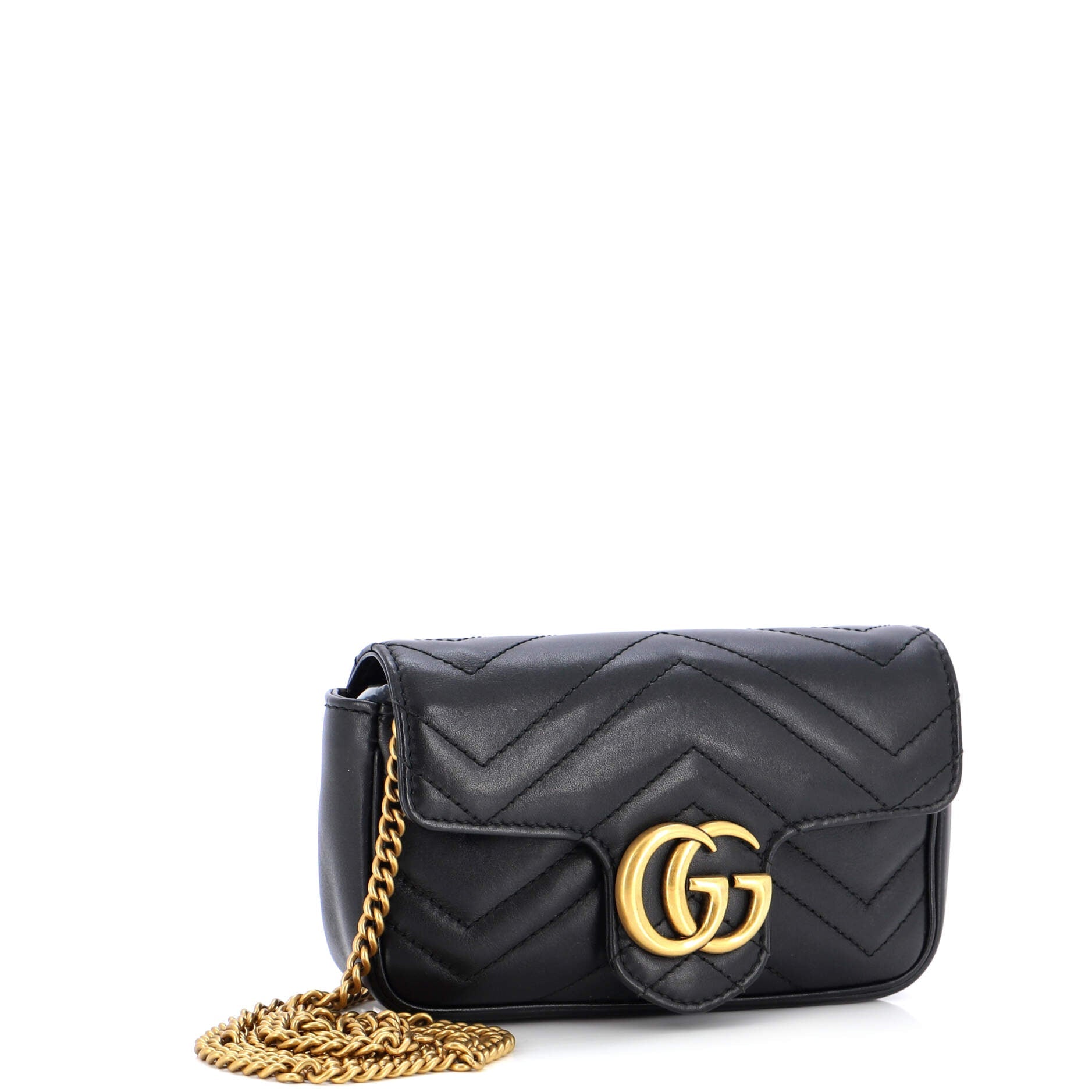 GG Marmont Flap Bag Matelasse Leather Super Mini