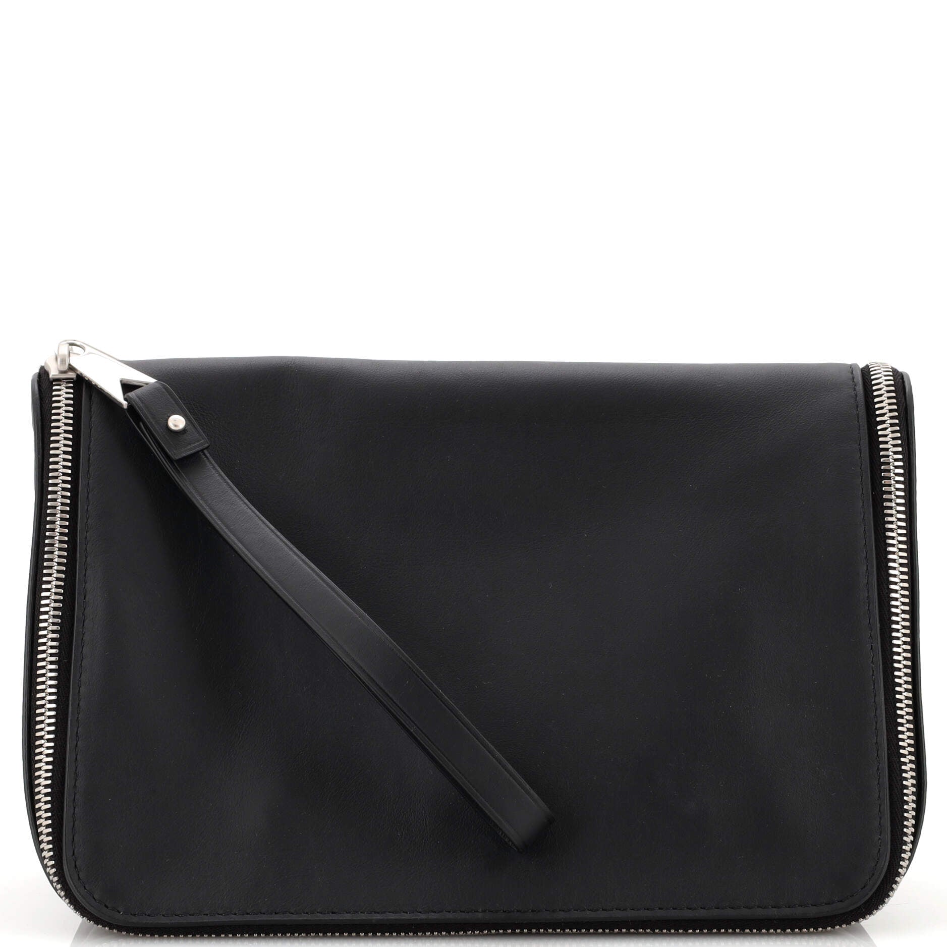 Toiletry Wristlet Clutch Leather Medium