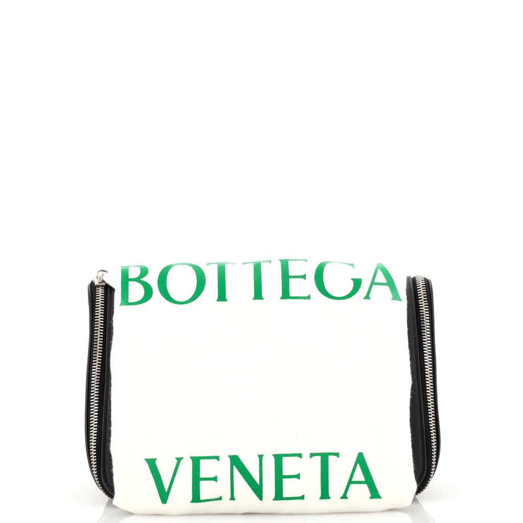 Toiletry Wristlet Clutch Leather Medium