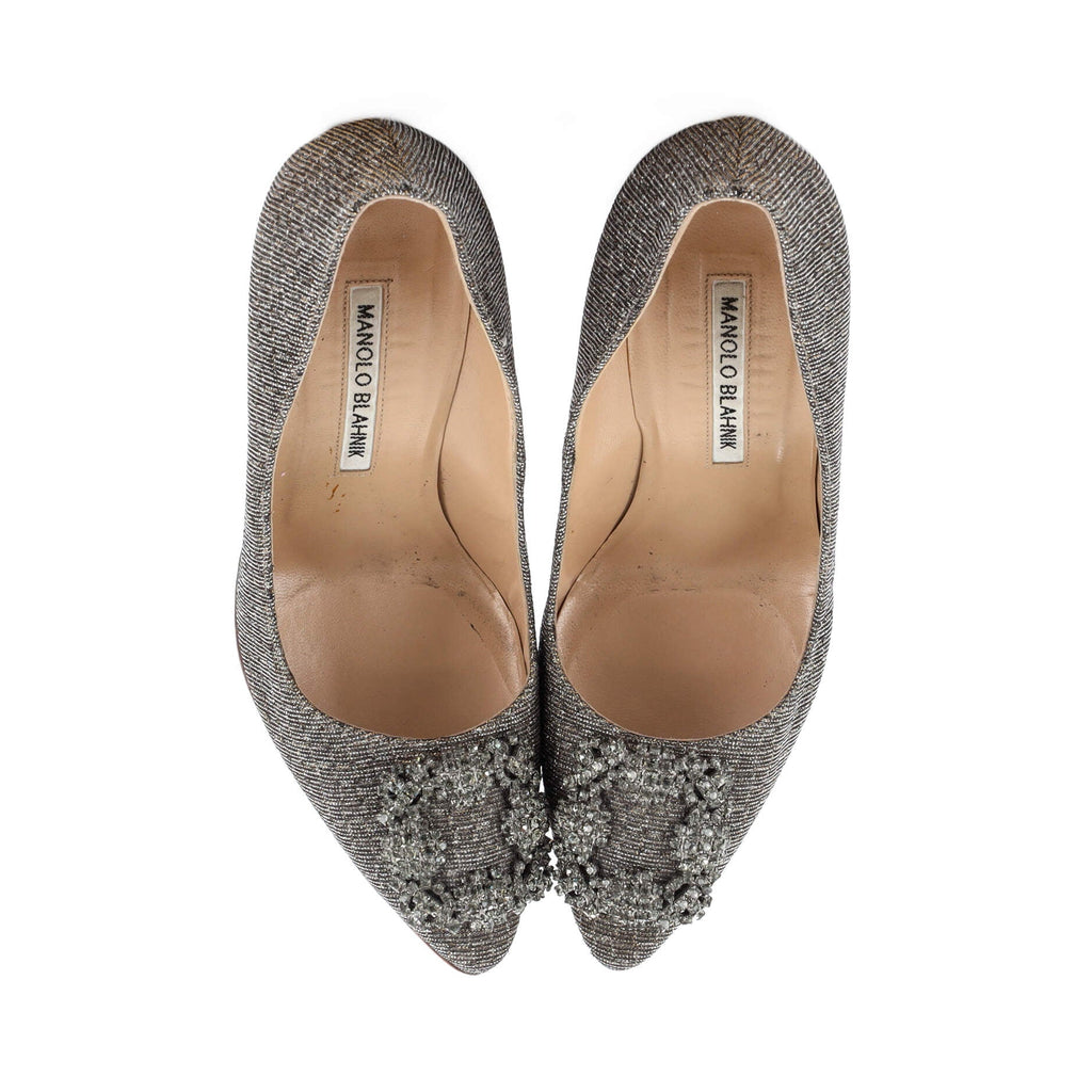 Women's Hangisi Pumps Glitter Fabric 90