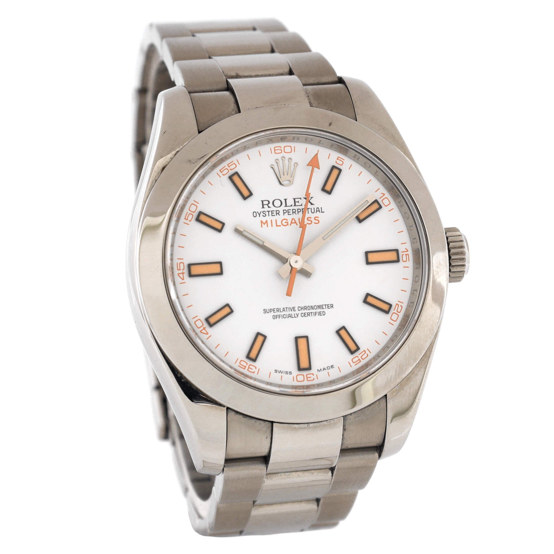 Oyster Perpetual Milgauss Automatic Watch Stainless Steel 40