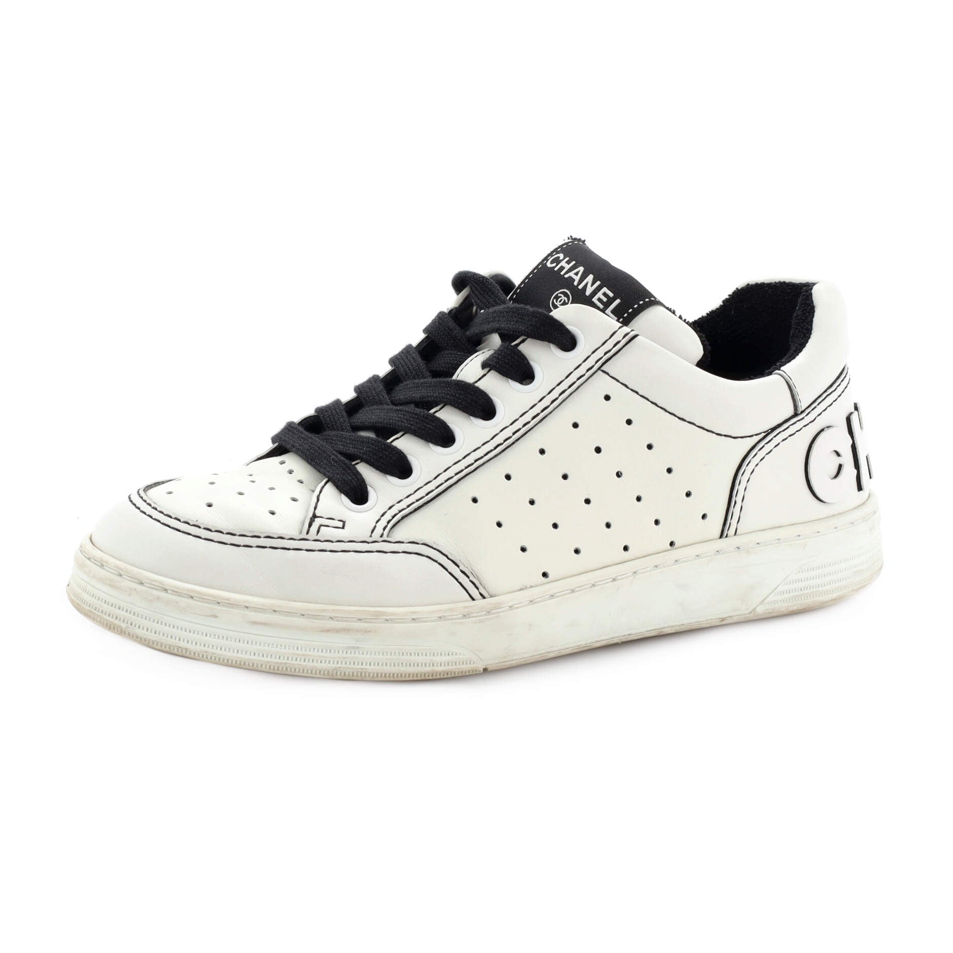 Women's Logo Low-Top Sneakers Leather