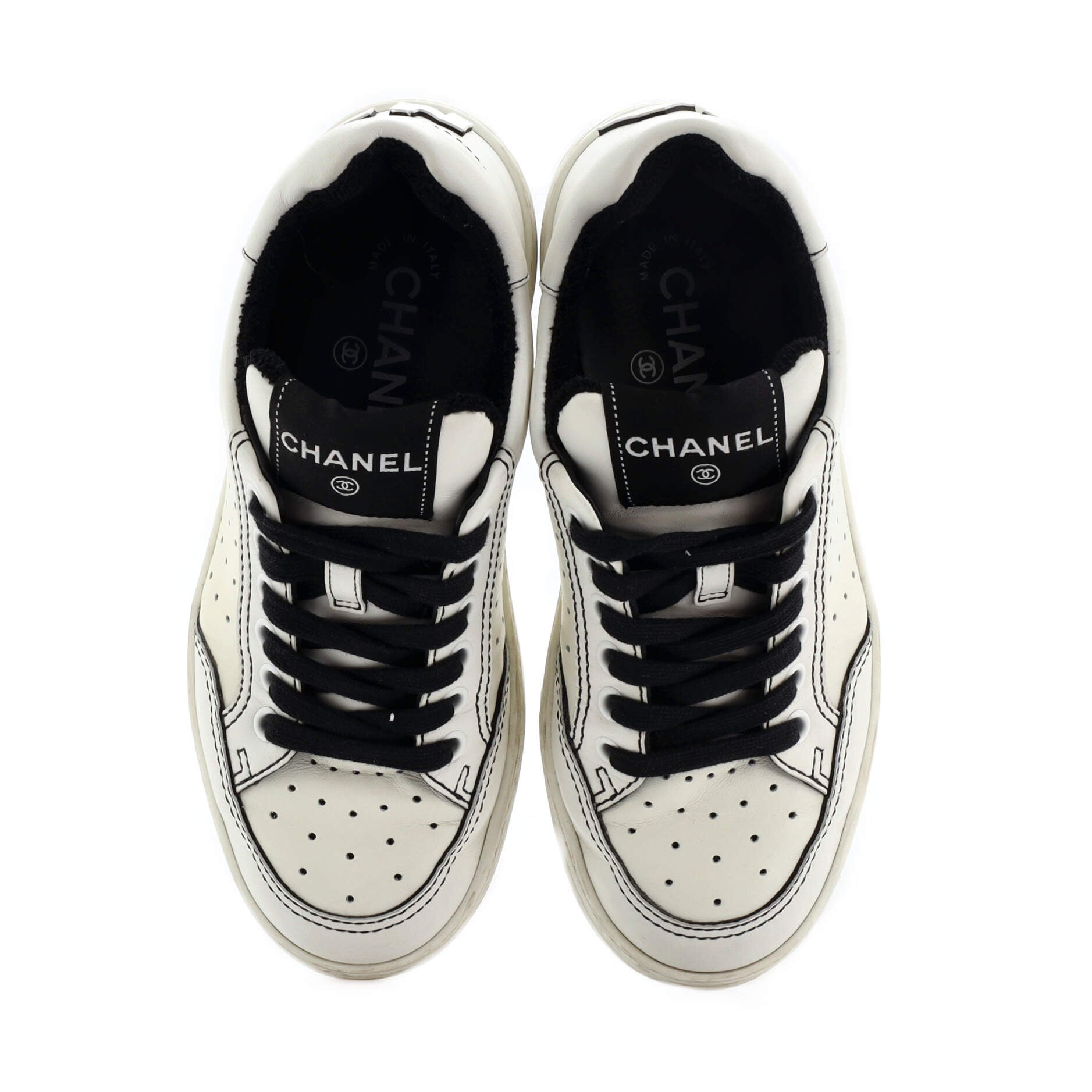 Women's Logo Low-Top Sneakers Leather