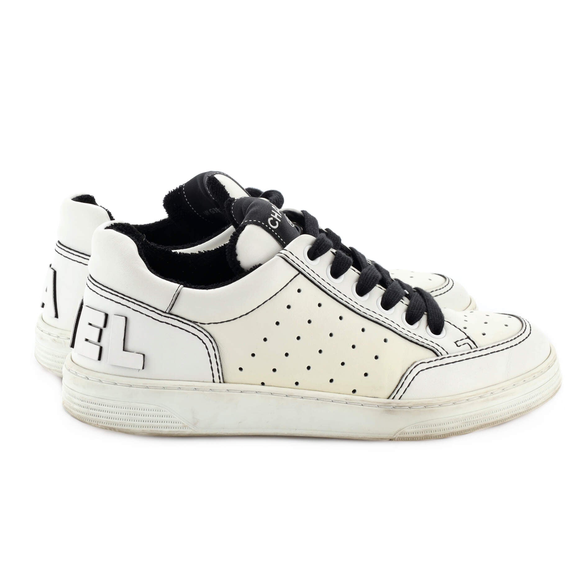 Women's Logo Low-Top Sneakers Leather