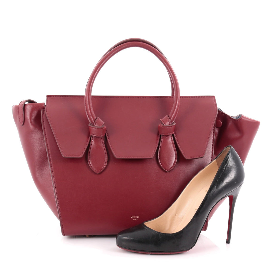 Tie Knot Tote Smooth Leather Mini
