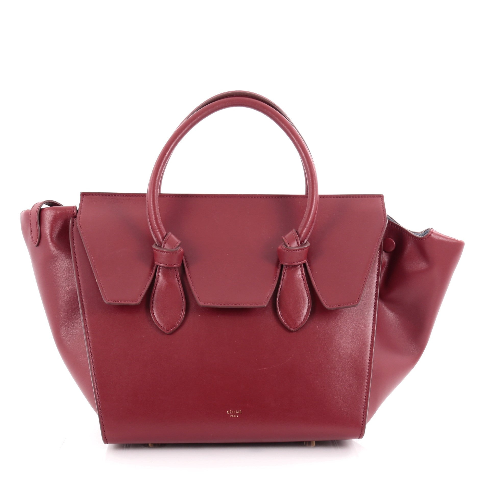 Tie Knot Tote Smooth Leather Mini