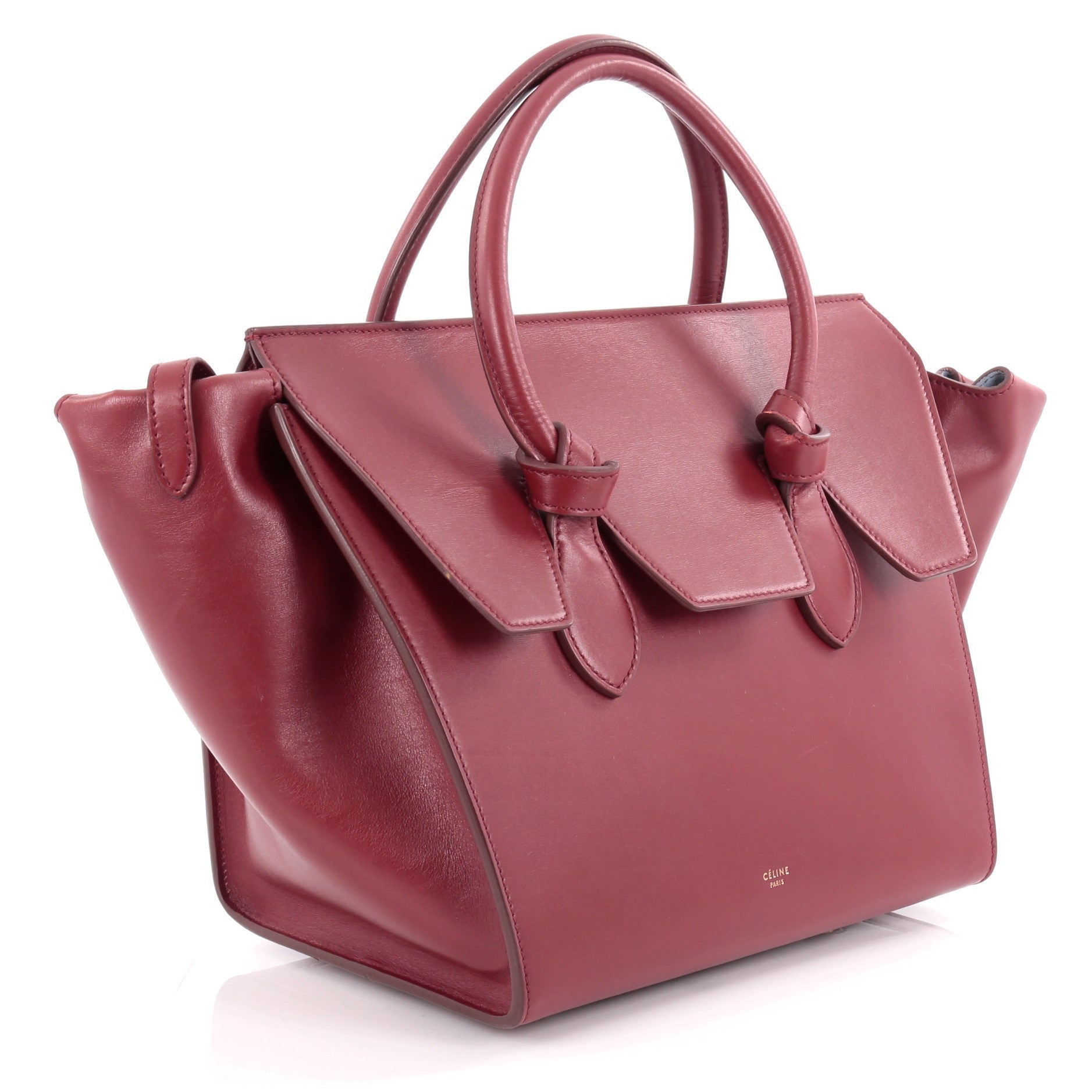 Tie Knot Tote Smooth Leather Mini