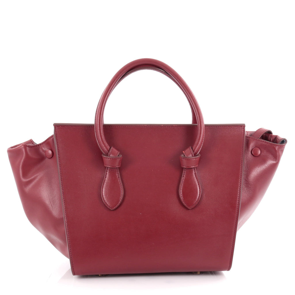 Tie Knot Tote Smooth Leather Mini