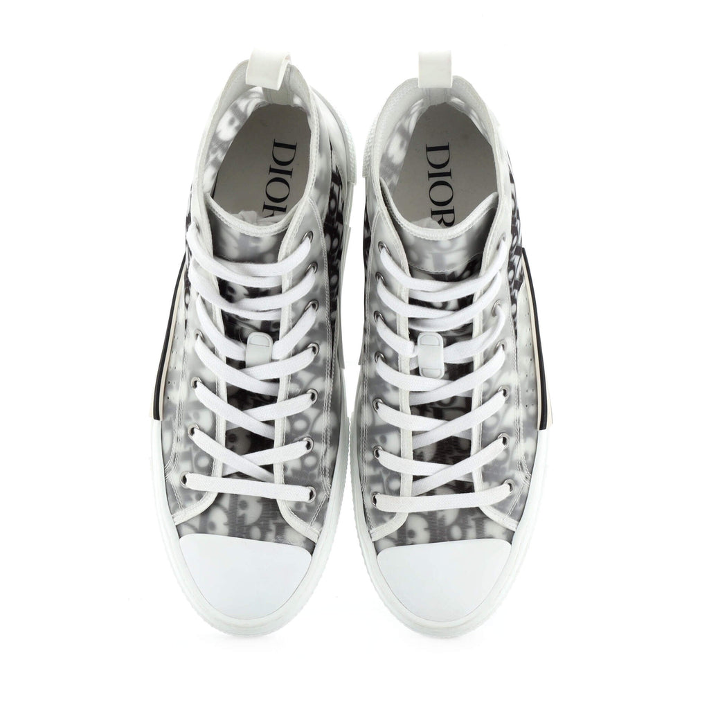 Men's B23 High-Top Sneakers Oblique Coated Canvas and PVC