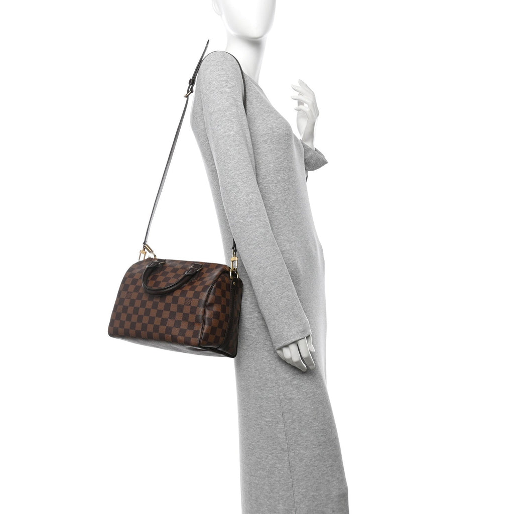 Damier Ebene Speedy Bandouliere 25