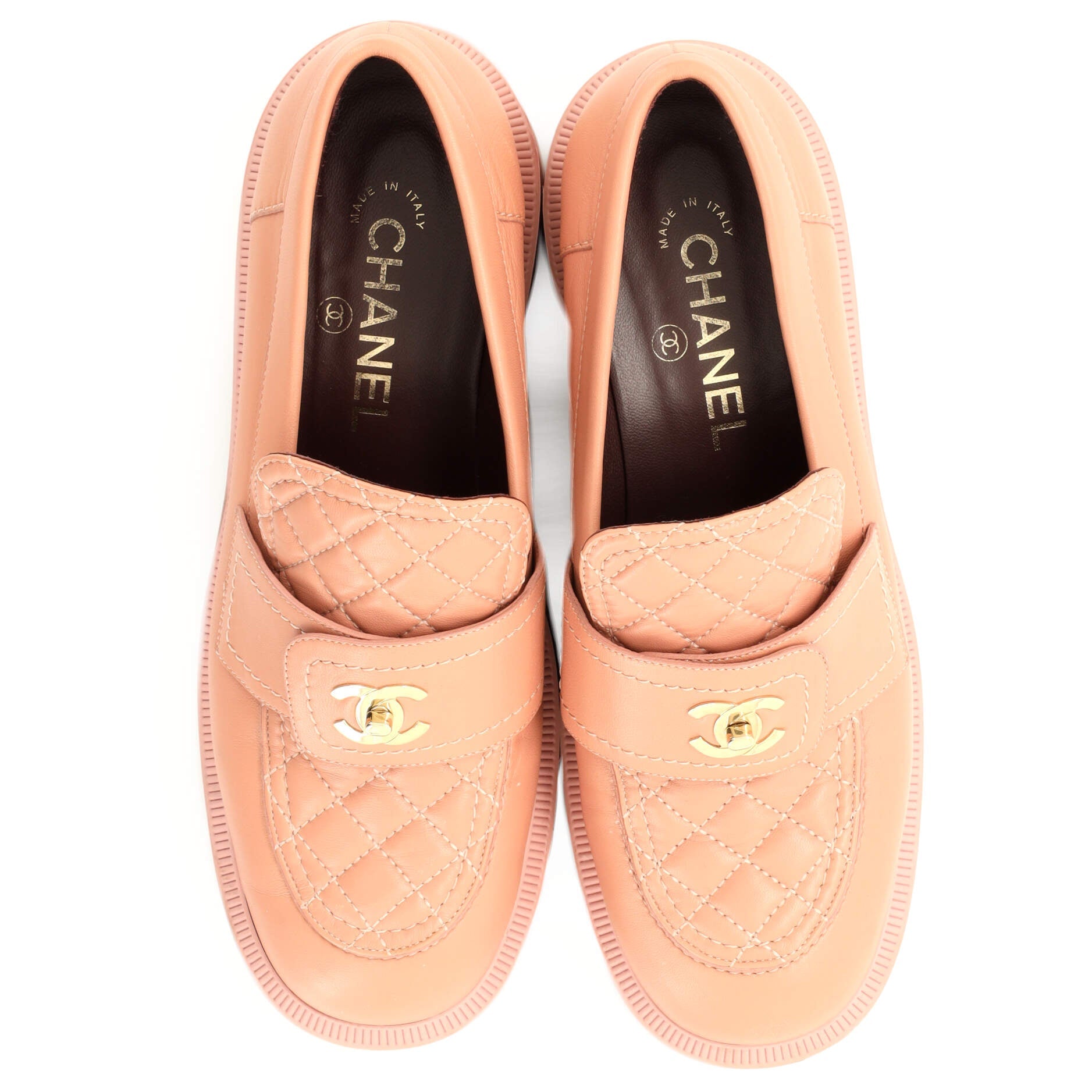 Women's CC Loafers Quilted Leather