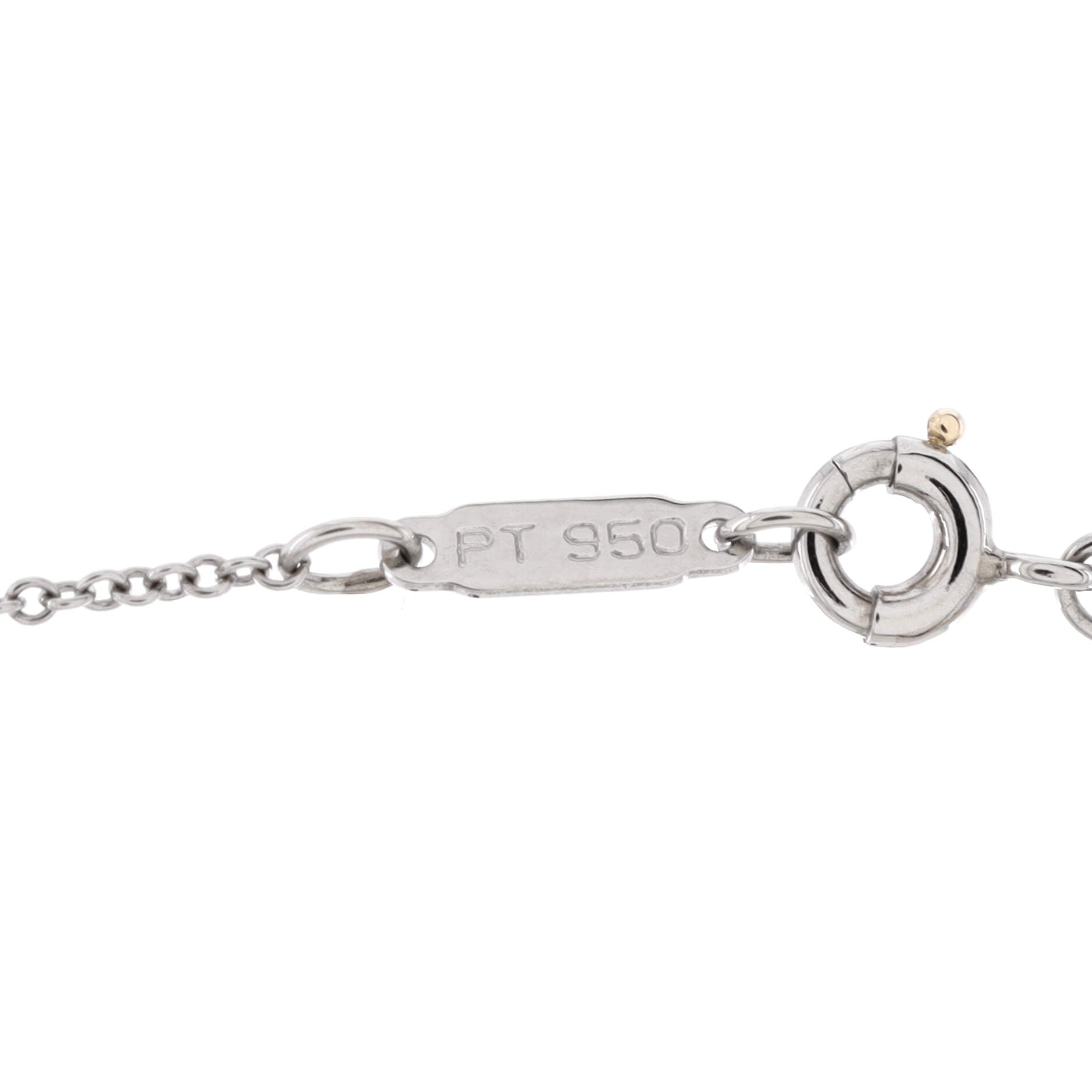 Cross Pendant Necklace Platinum and Diamonds Small