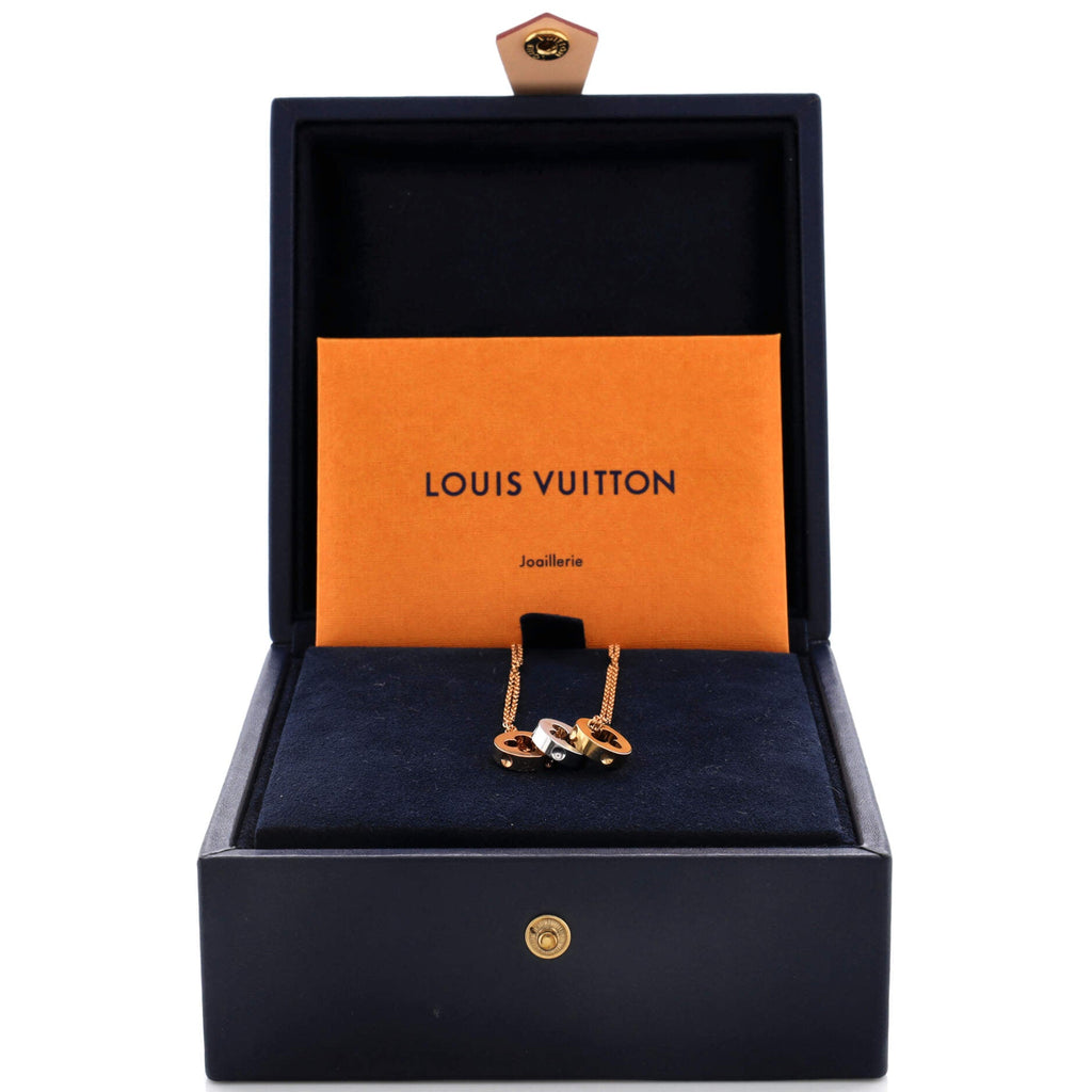 Empreinte Pendant Necklace 18K Tricolor Gold