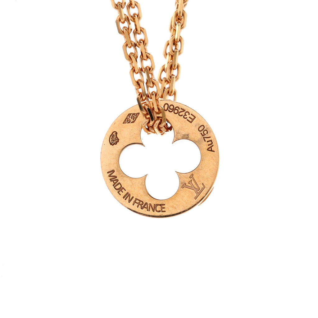 Empreinte Pendant Necklace 18K Tricolor Gold