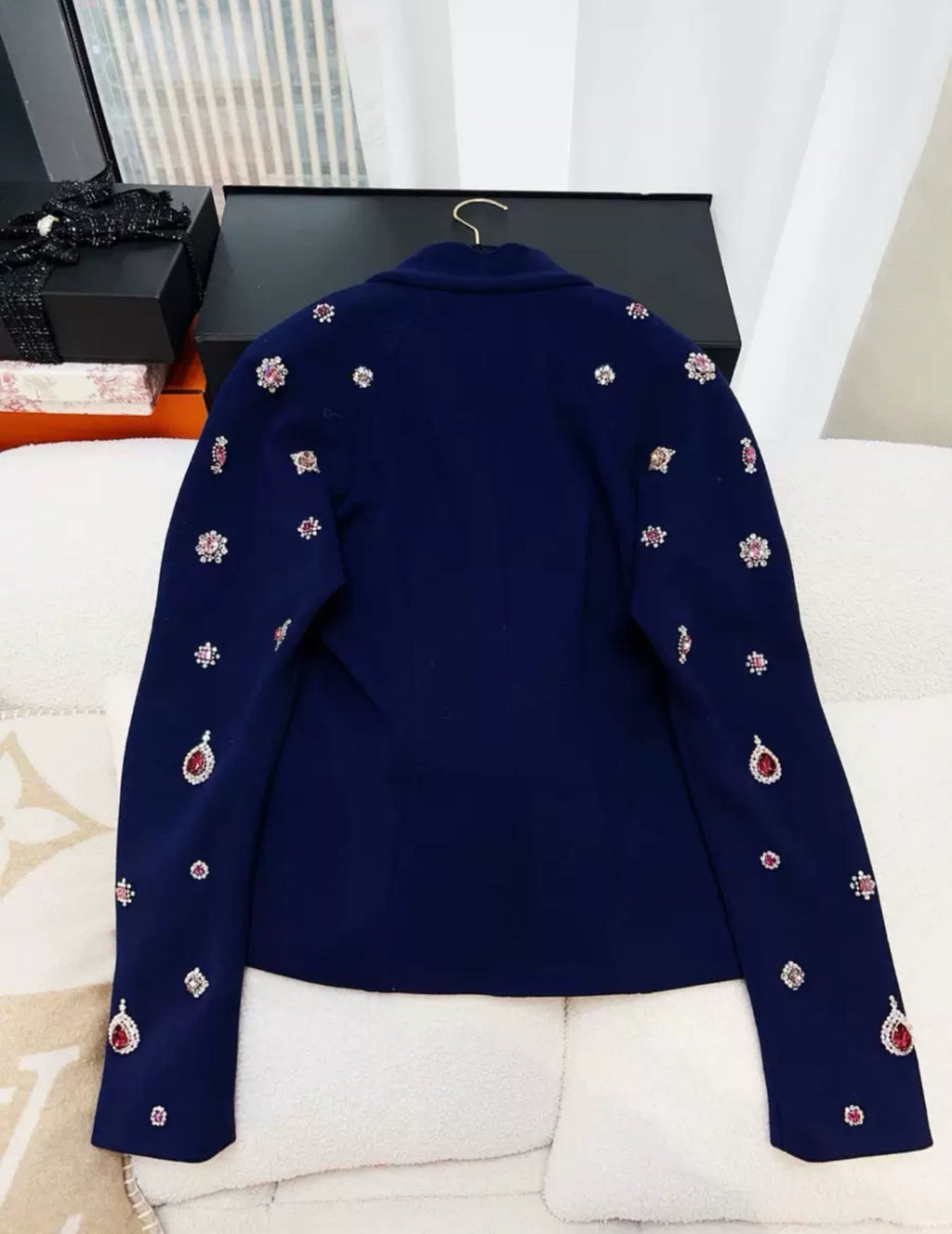 Chanel 22A Navy Blue Jacket