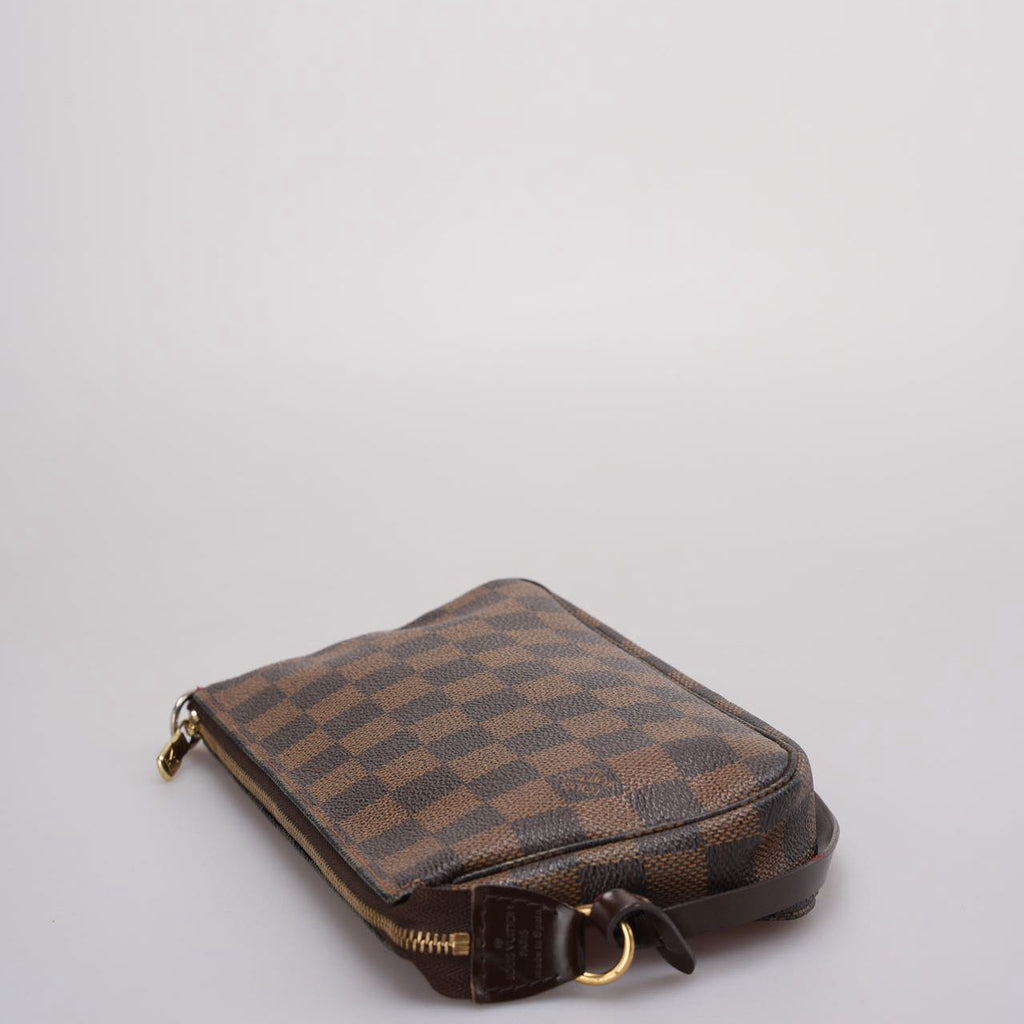 Louis Vuitton Damier Navona Leather Fabric Brown Handbag
