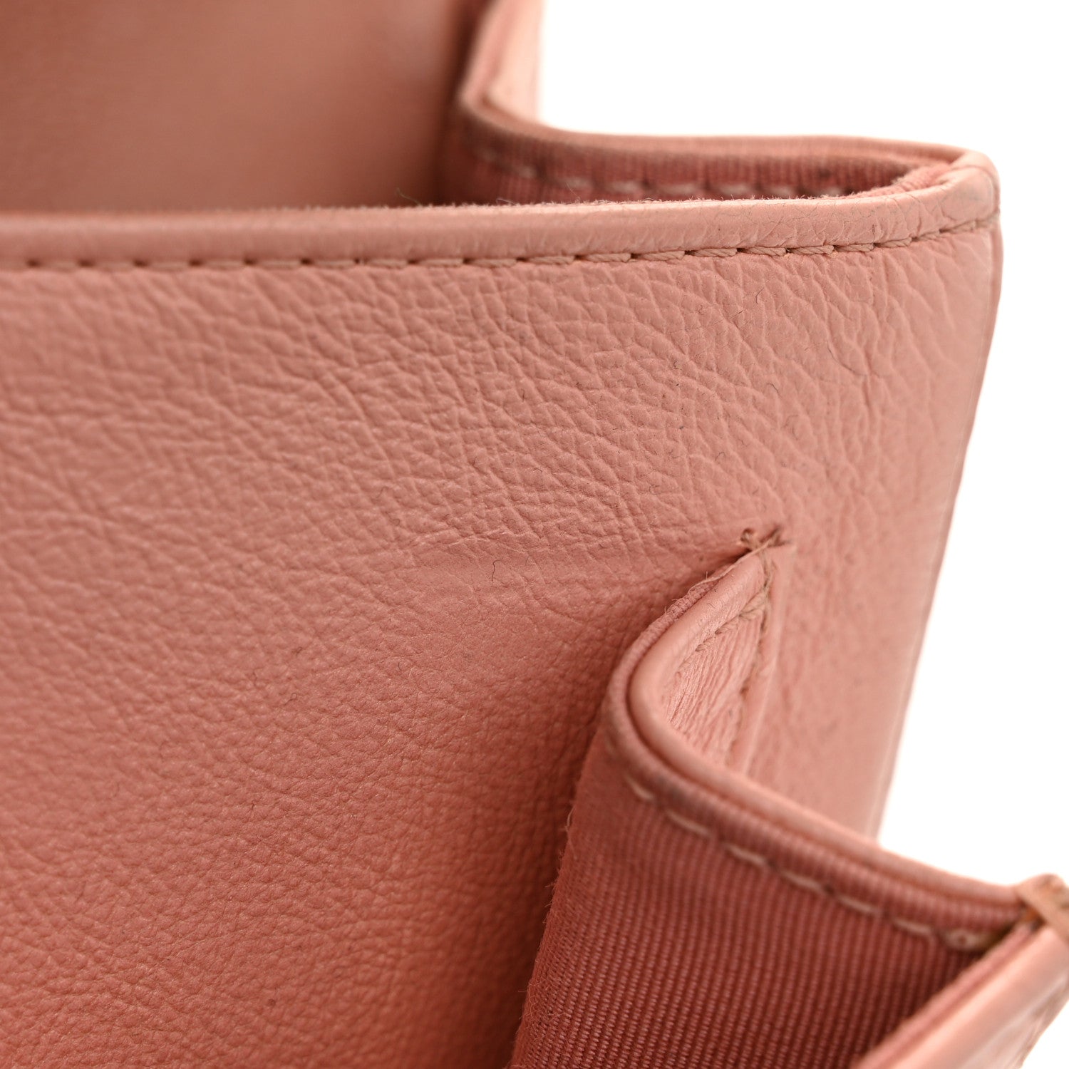 Iridescent Calfskin Smart Pocket Flap Bag Pink