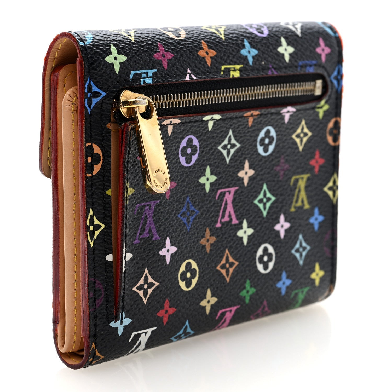 Monogram Multicolor Koala Wallet Black
