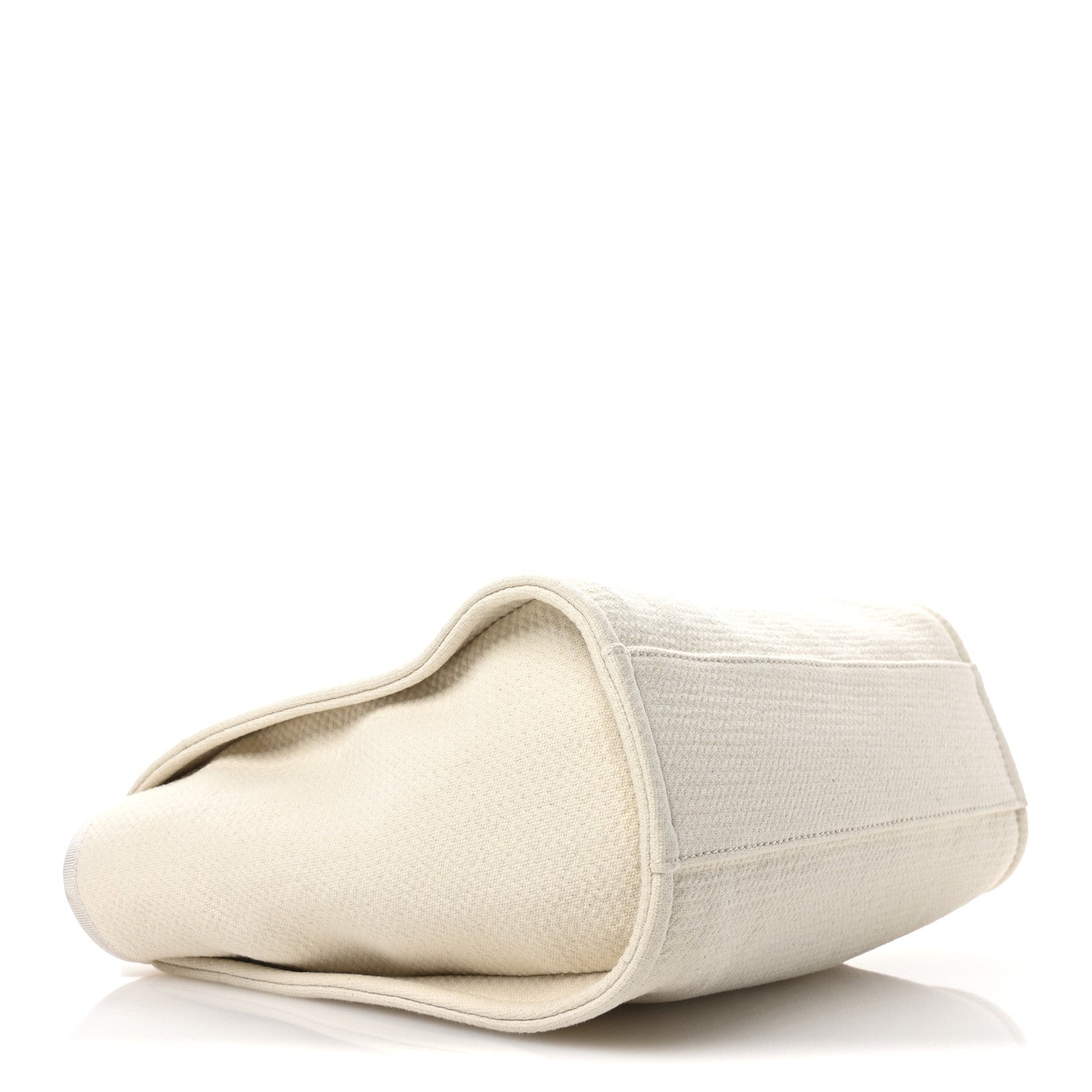 Mixed Fibers Small Deauville Tote White