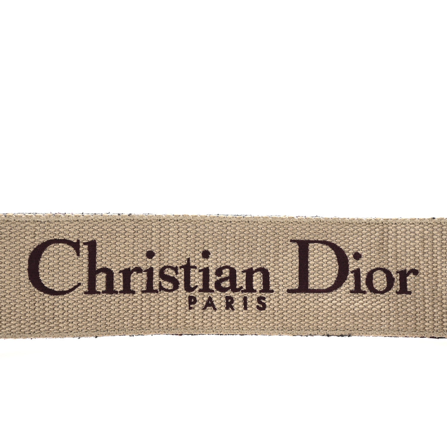 Canvas Embroidered Shoulder Strap Burgundy