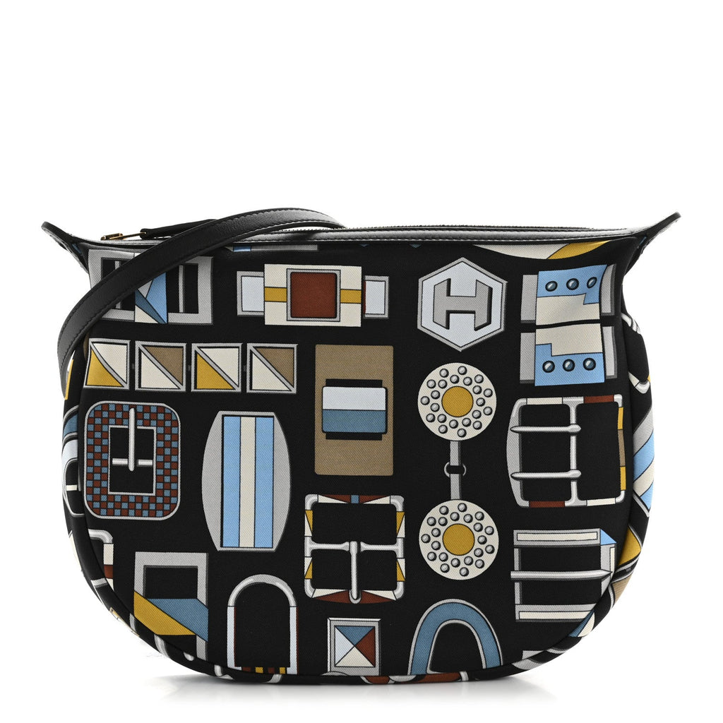Silk Sursoie To Go Pouch Bleu Marine Craie Black