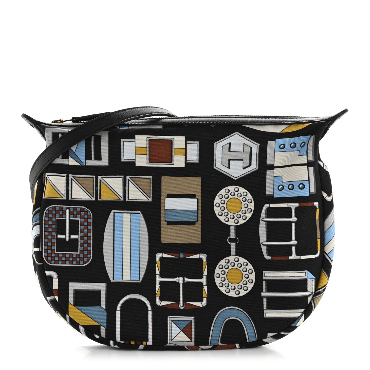 Silk Sursoie To Go Pouch Bleu Marine Craie Black