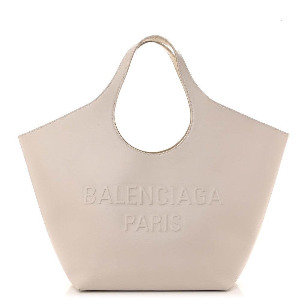 Smooth Calfskin Mary Kate Tote Nacre
