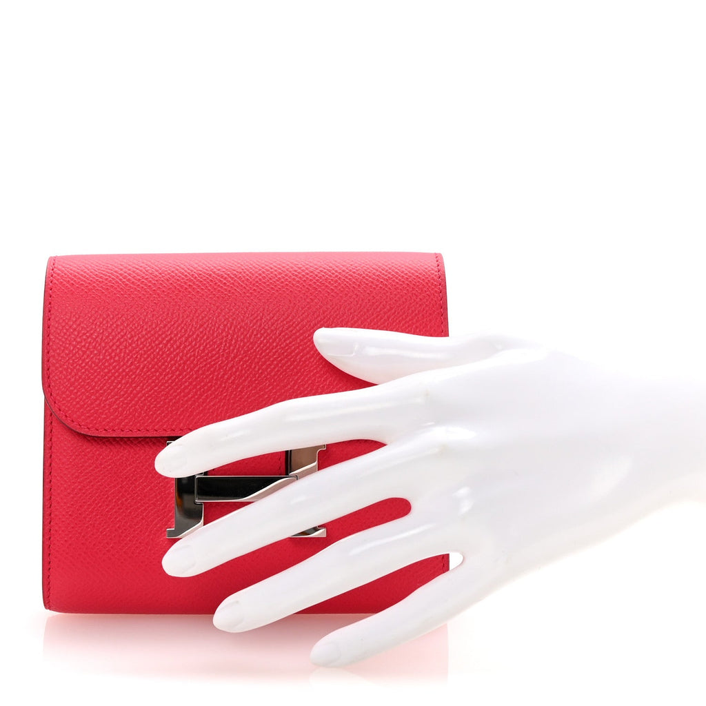 Epsom Constance Short Wallet Rose Extreme