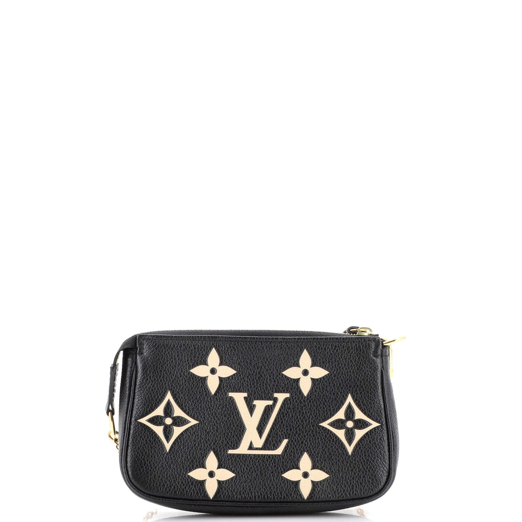 Pochette Accessoires Bicolor Monogram Empreinte Giant Mini