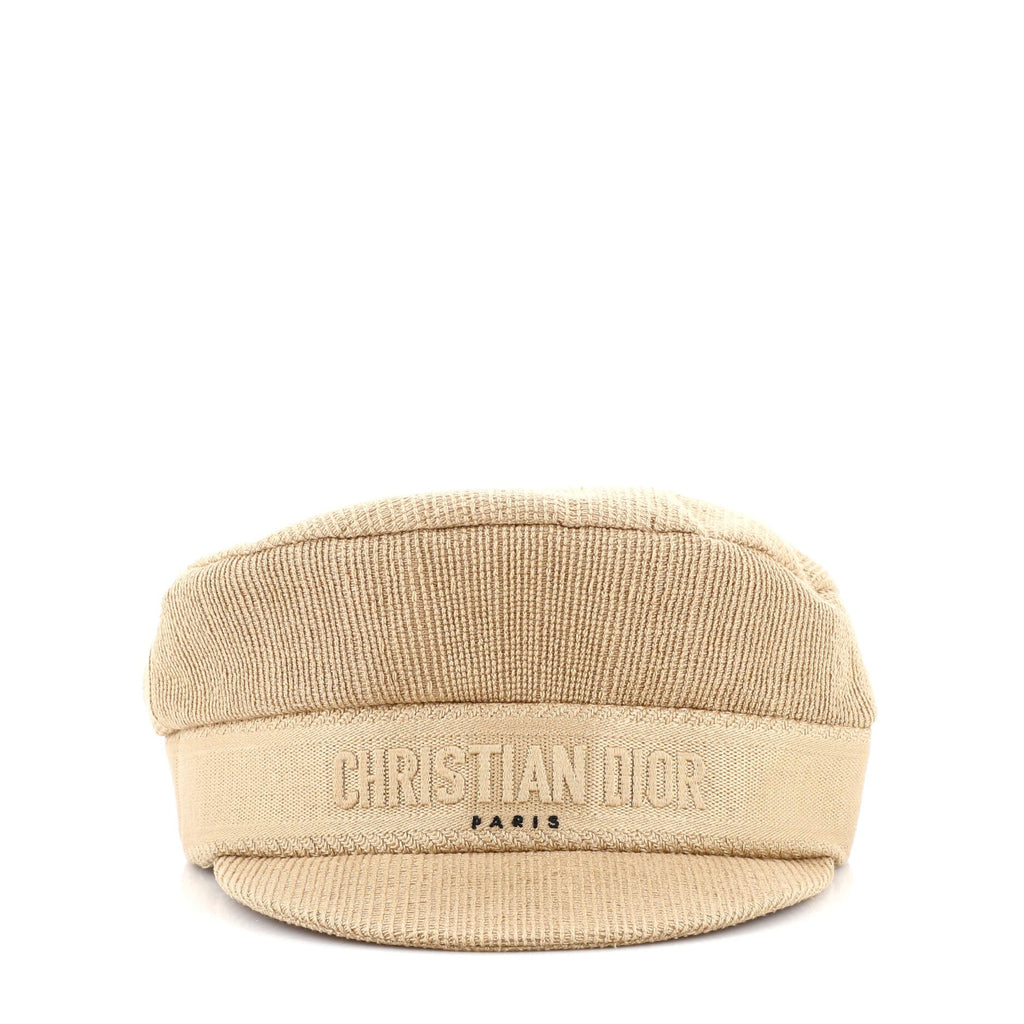 Logo Newsboy Cap Cotton Blend