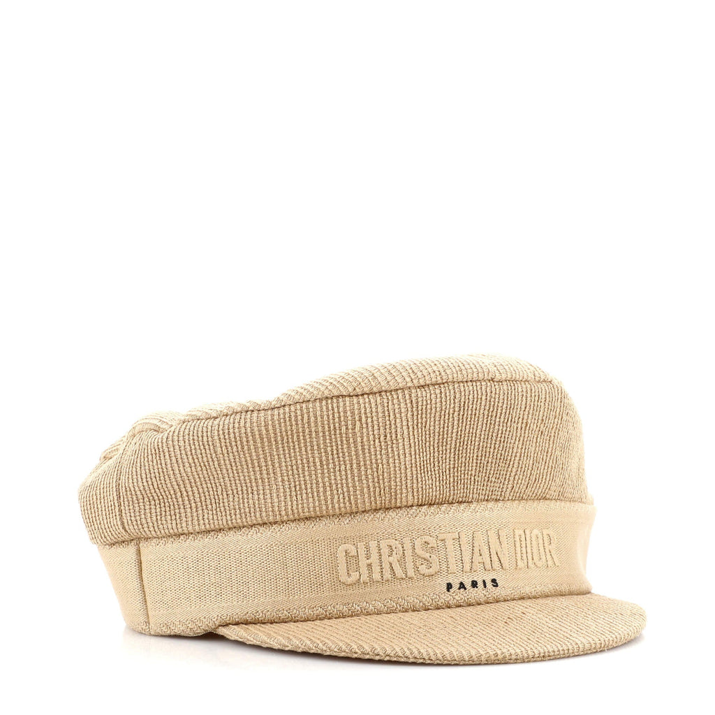 Logo Newsboy Cap Cotton Blend