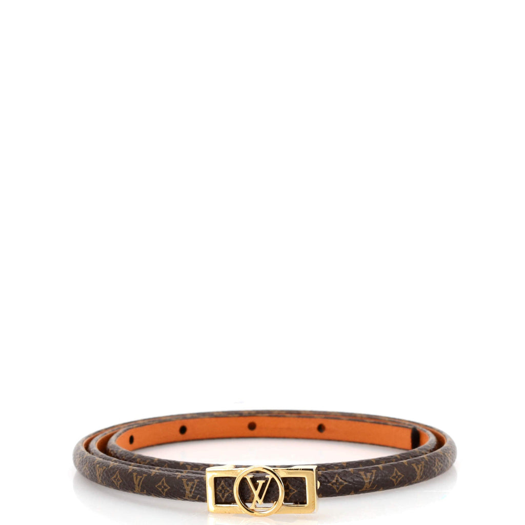 Dauphine Belt Monogram Canvas Extra Thin 80