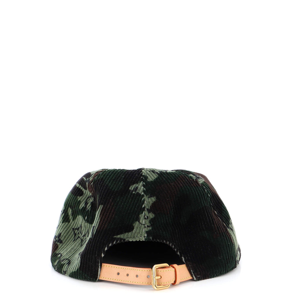 Easy Fit Baseball Cap Camouflage Monogram Corduroy