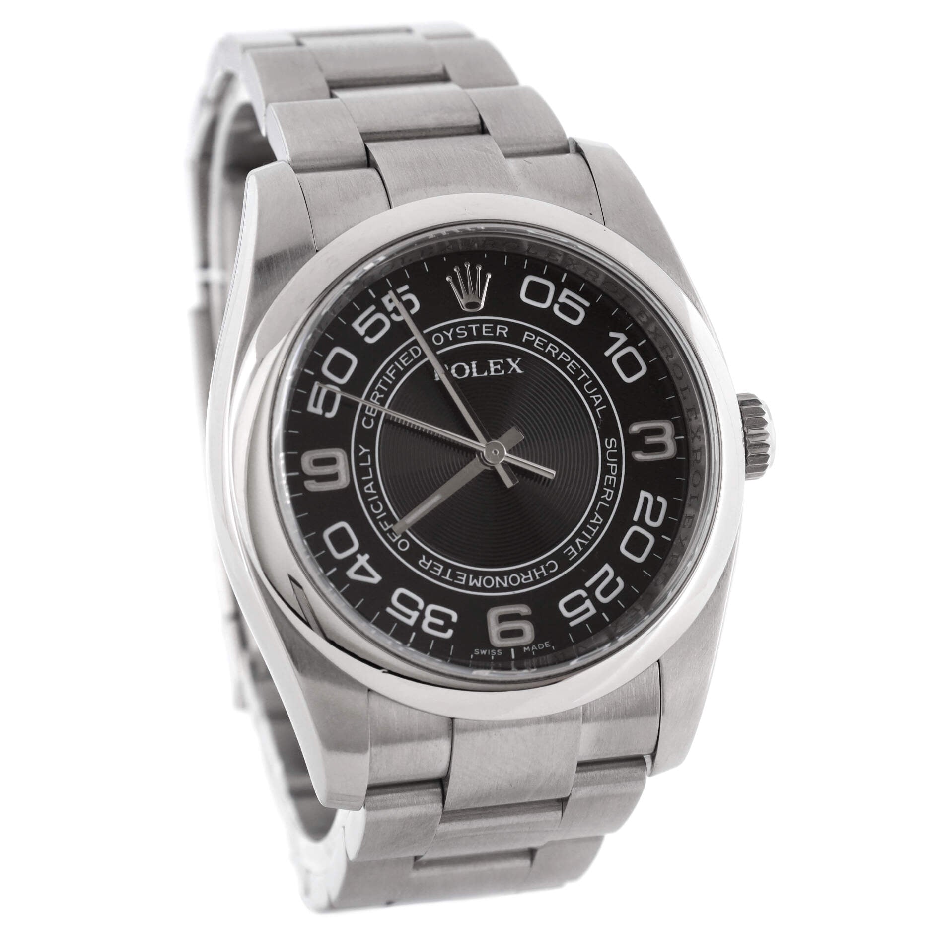 Oyster Perpetual Concentric Dial Automatic Watch Stainless Steel 36