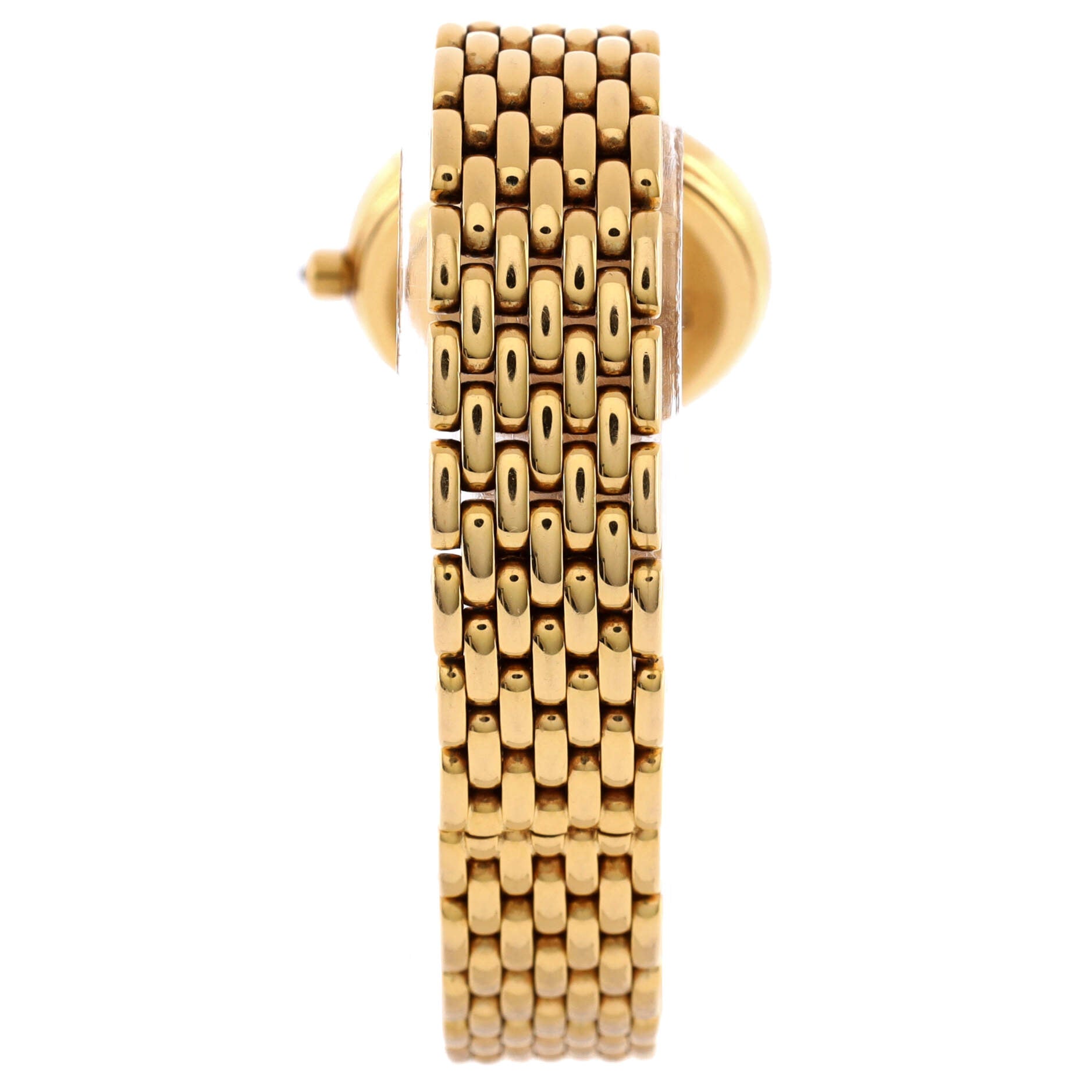 Classique Quartz Watch Yellow Gold with Diamond Bezel 24