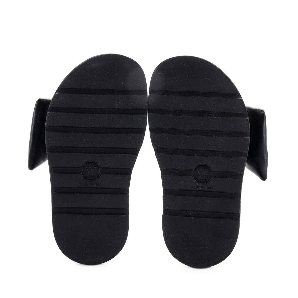 Women's Pool Pillow Comfort Mule Sandals Polka Dot Print Satin