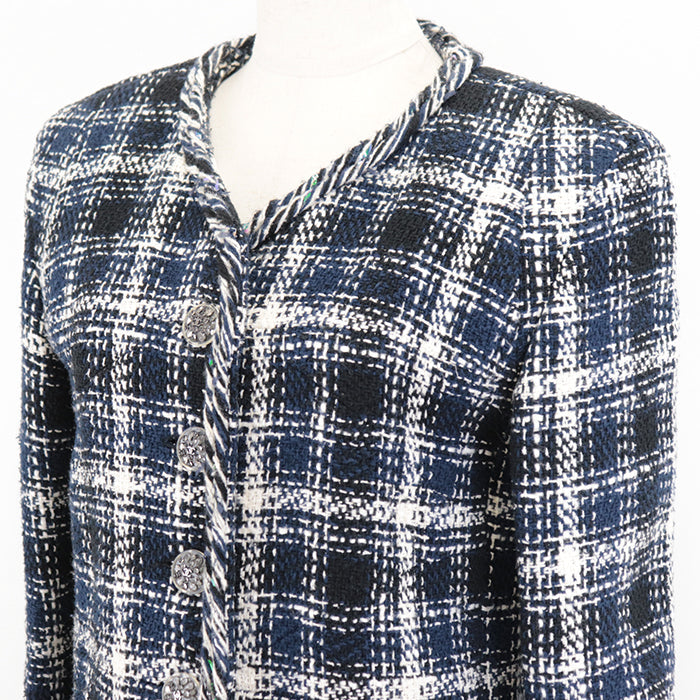 Chanel Tweed Jacket with Coco Mark Buttons