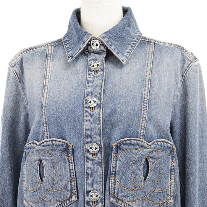 Chanel P76746 Cotton Denim Jacket