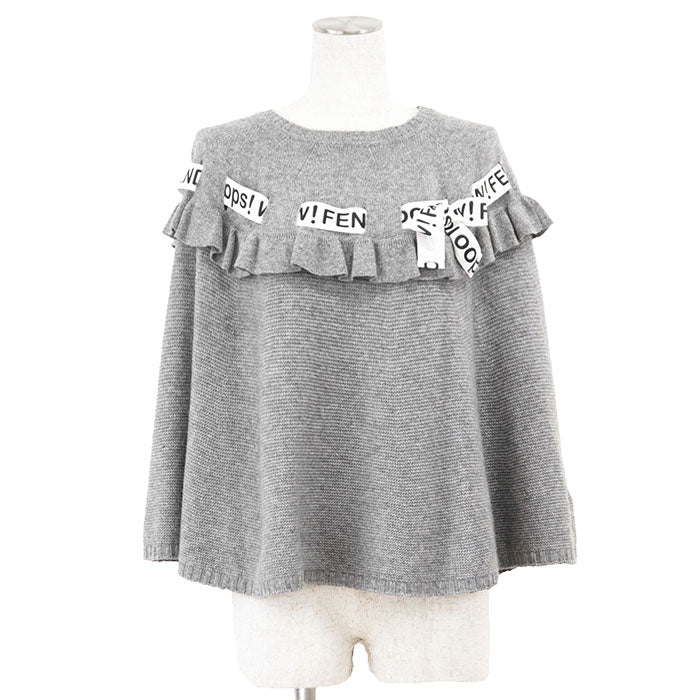 Fendi WOW! OOPS! Wool Blend Cape