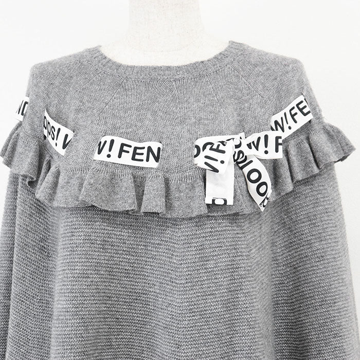 Fendi WOW! OOPS! Wool Blend Cape