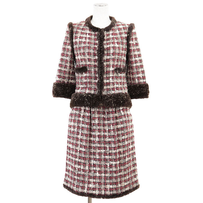 Chanel Tweed Rabbit Fur Setup