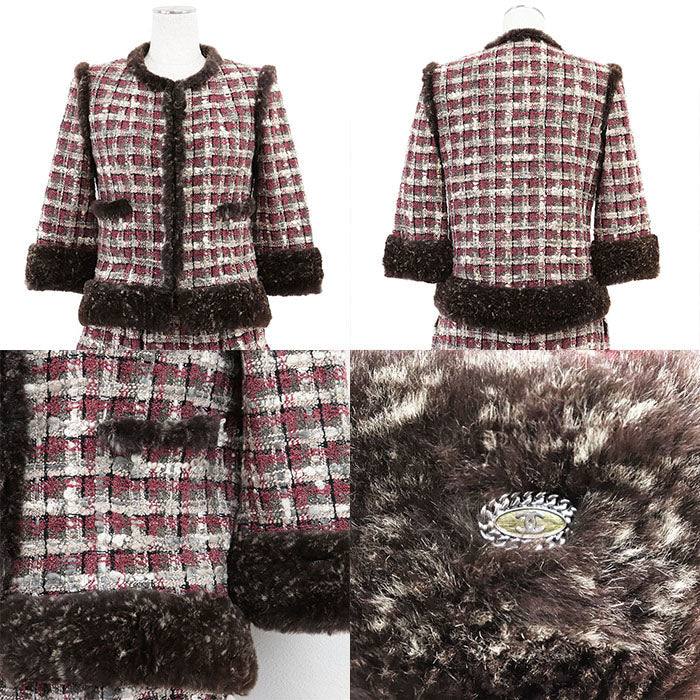 Chanel Tweed Rabbit Fur Setup