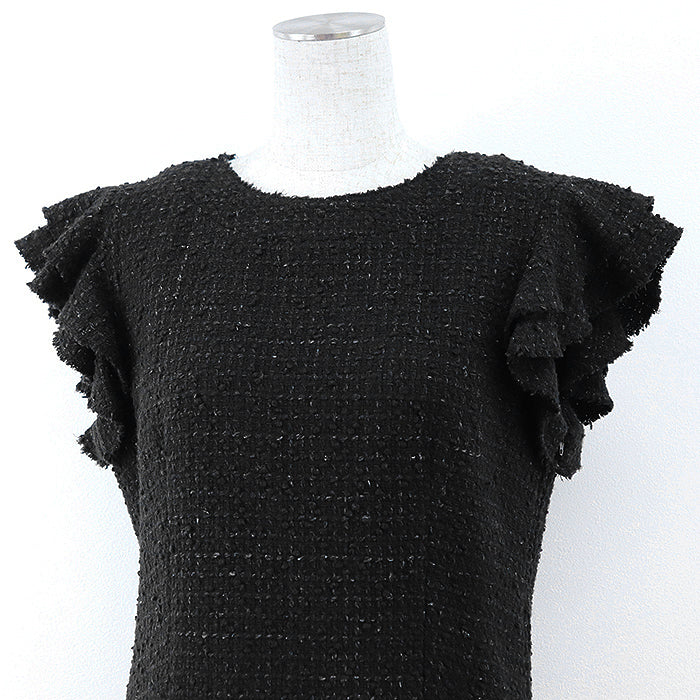 Chanel P38974 Tweed Wool Blend Top