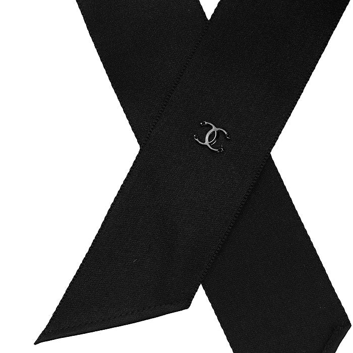 Chanel COCO Mark Bow Hairband Hair Accessory