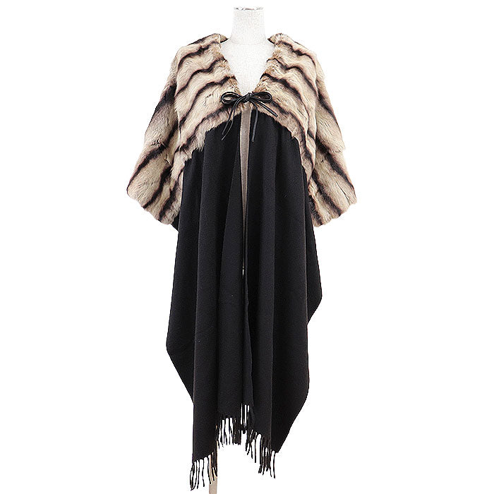 Fendi Candy Orilag Fur Cashmere Stole