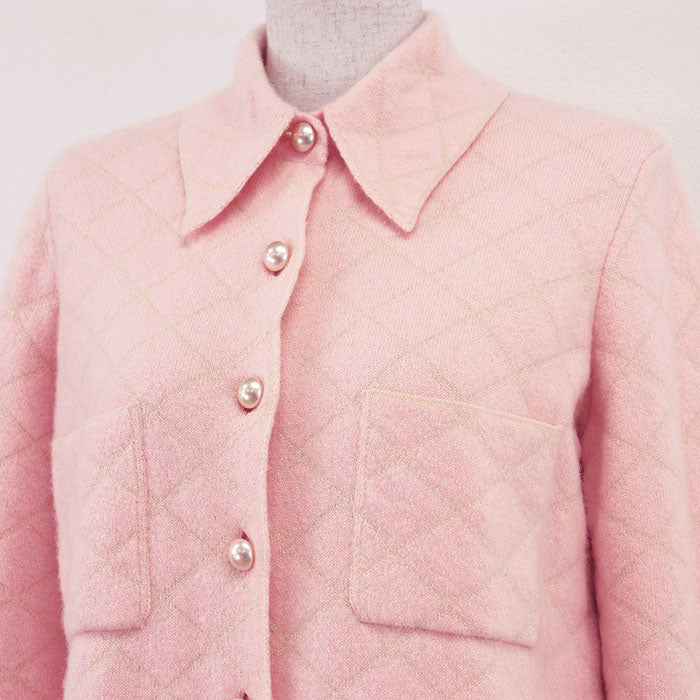 Chanel Matelassé Cashmere Silk Jacket