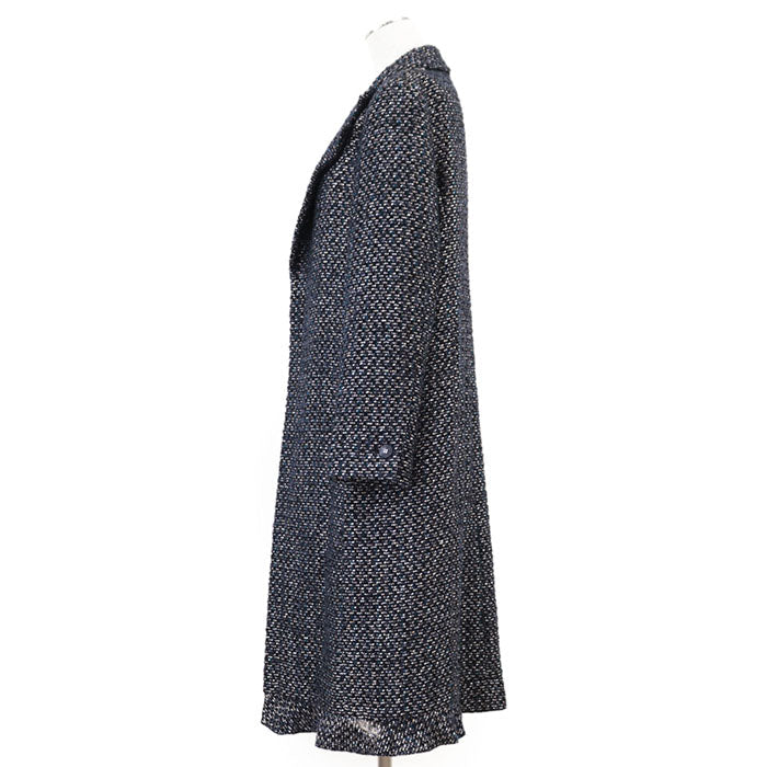 Chanel Tweed Mohair Blend Coat