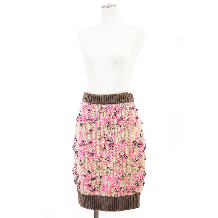 Chanel P73897 Cashmere Virgin Wool Skirt